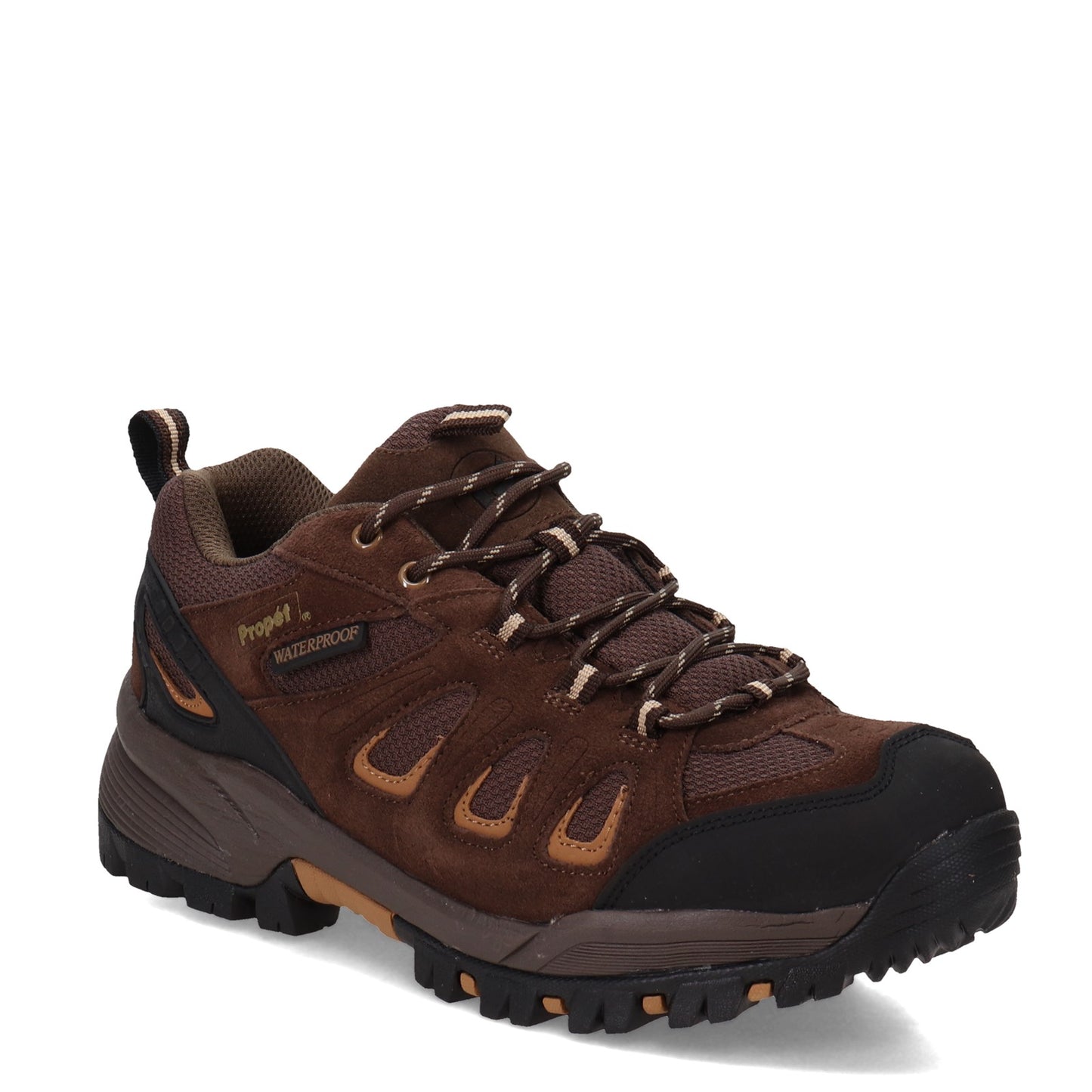 Peltz Shoes  Men's Propet Ridgewalker Low Hiking Shoe BROWN M3598-BR