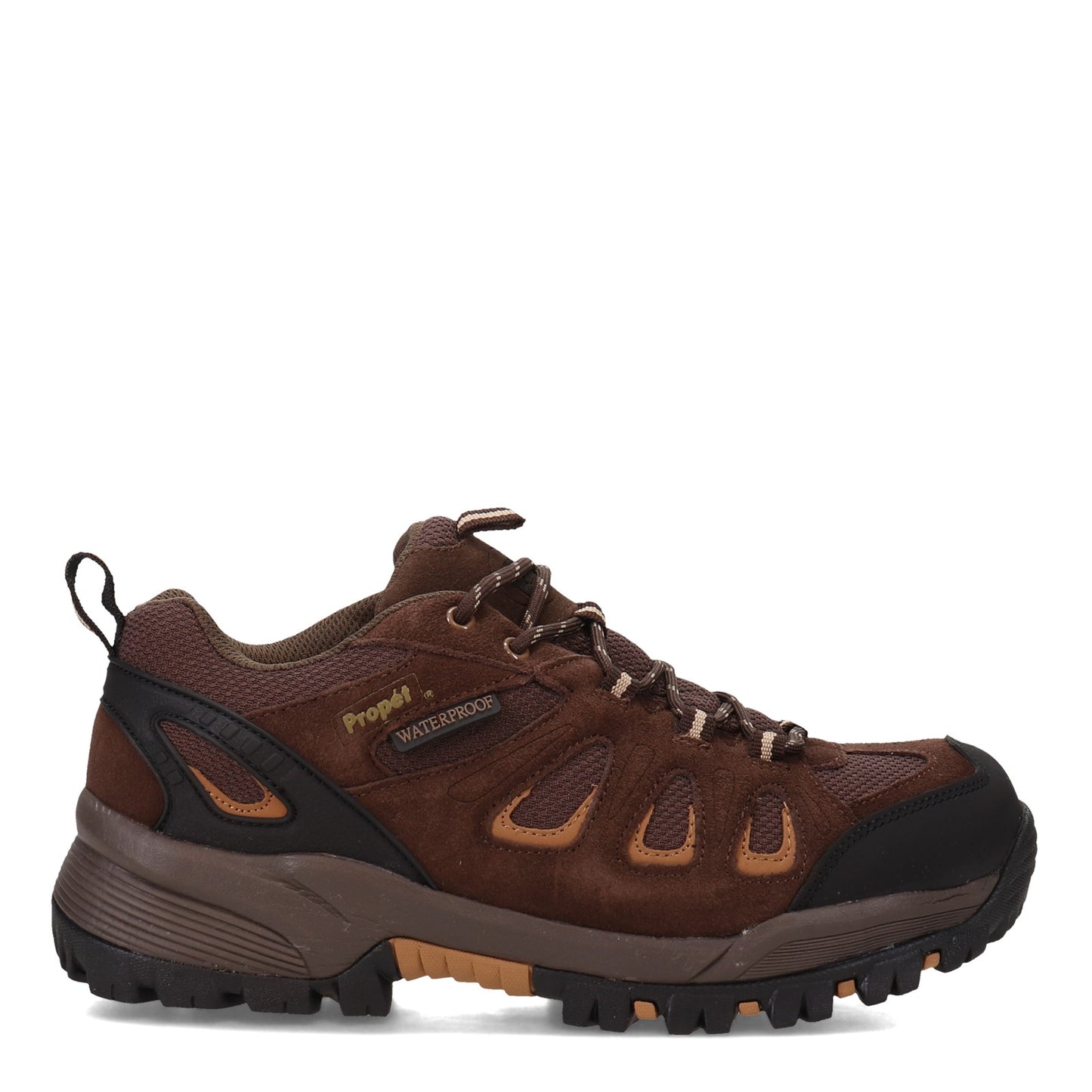 Peltz Shoes  Men's Propet Ridgewalker Low Hiking Shoe BROWN M3598-BR