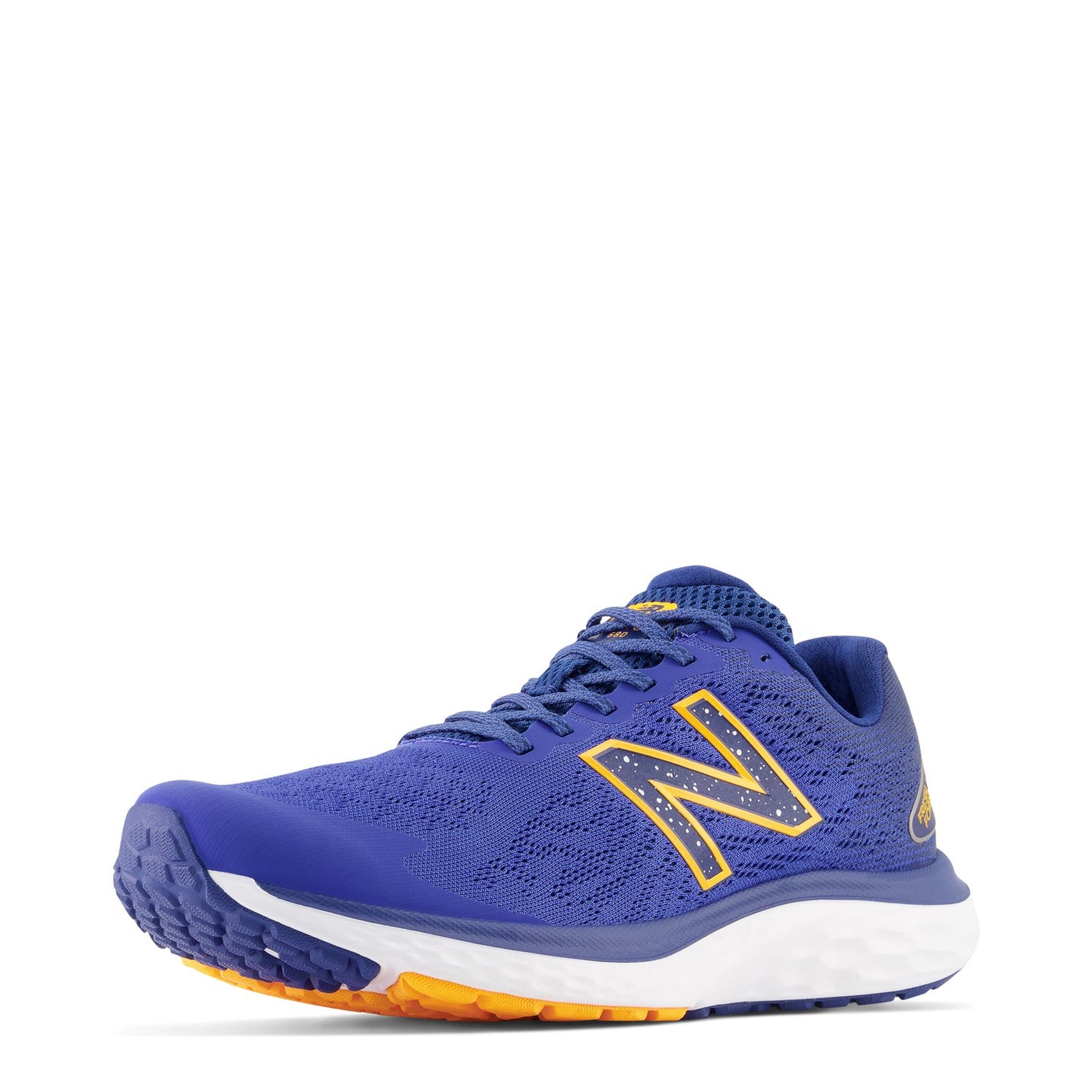 Peltz Shoes  Men's New Balance 680v7 Running Shoe Marine Blue / Night Sky M680BN7