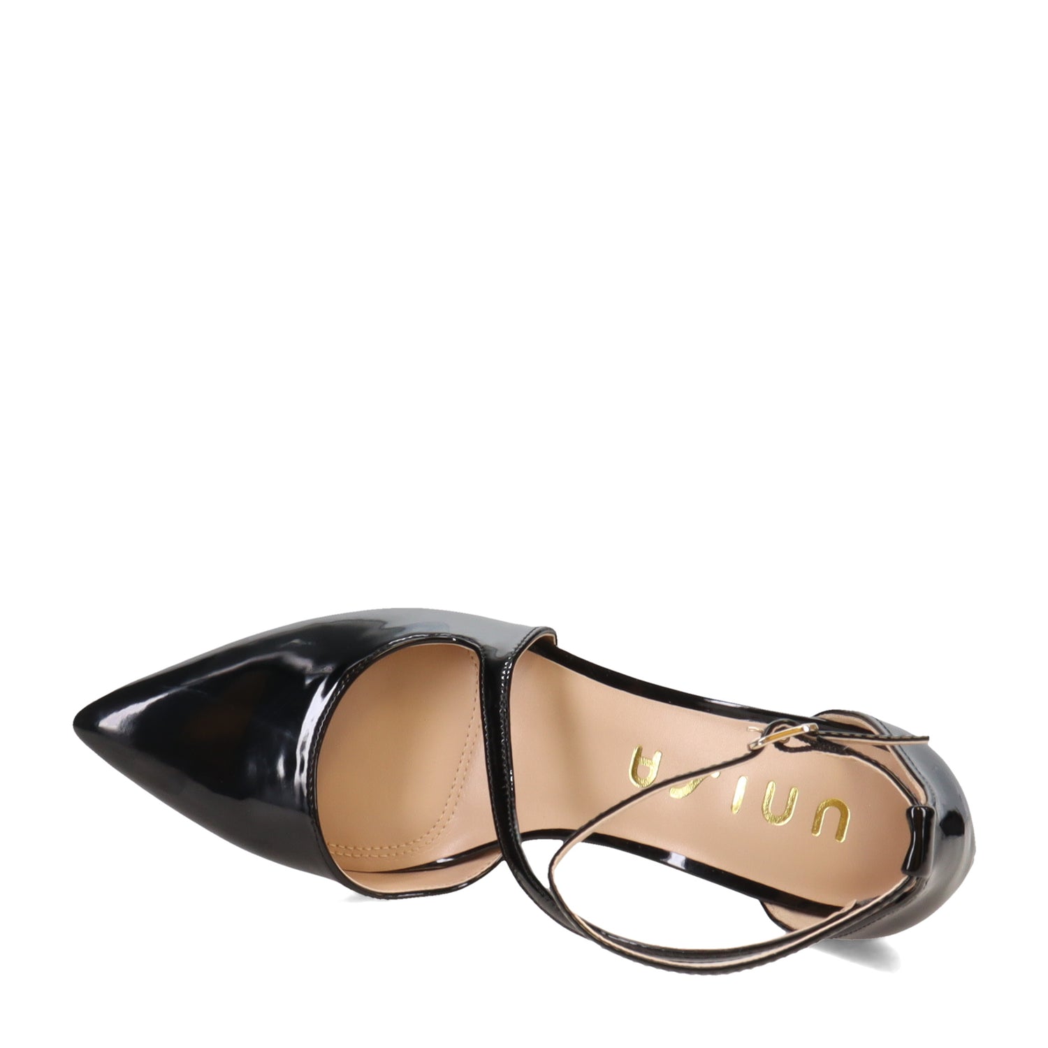 Peltz Shoes  Women's Unisa Mailie Pump BLACK PATENT MAILIE-001