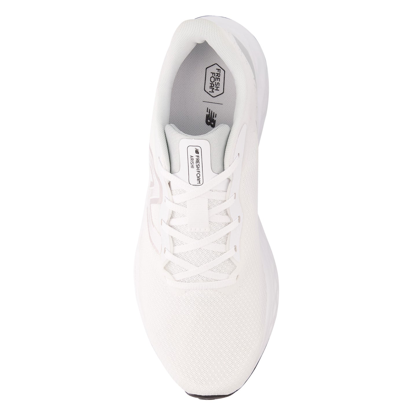 Peltz Shoes  Men's New Balance Arishi Fresh Foam v4 Running Shoe WHITE/LT GREY MARISLW4