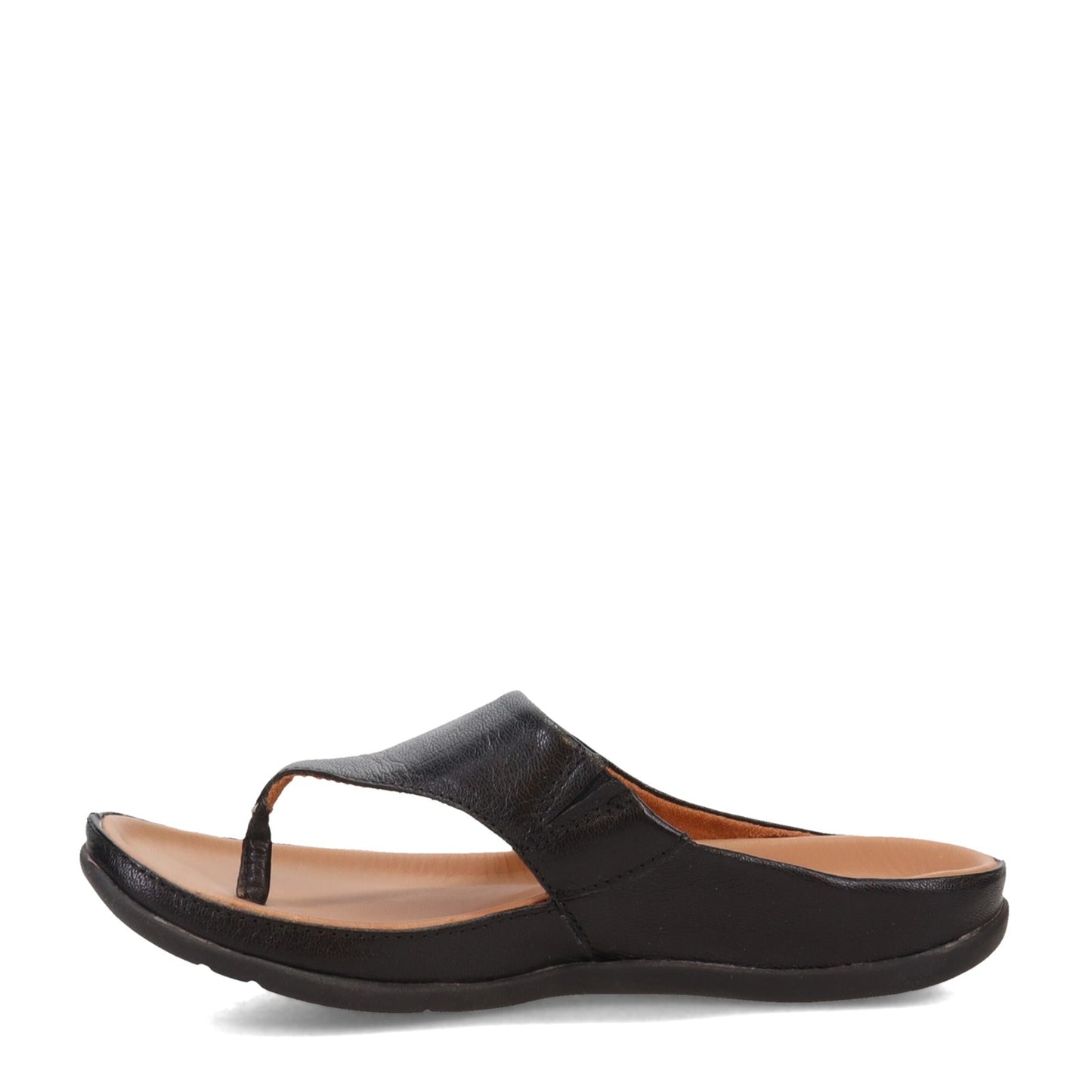 Peltz Shoes  Women's Strive Maui 2 Thong Sandal BLACK MAUI2-BLACK