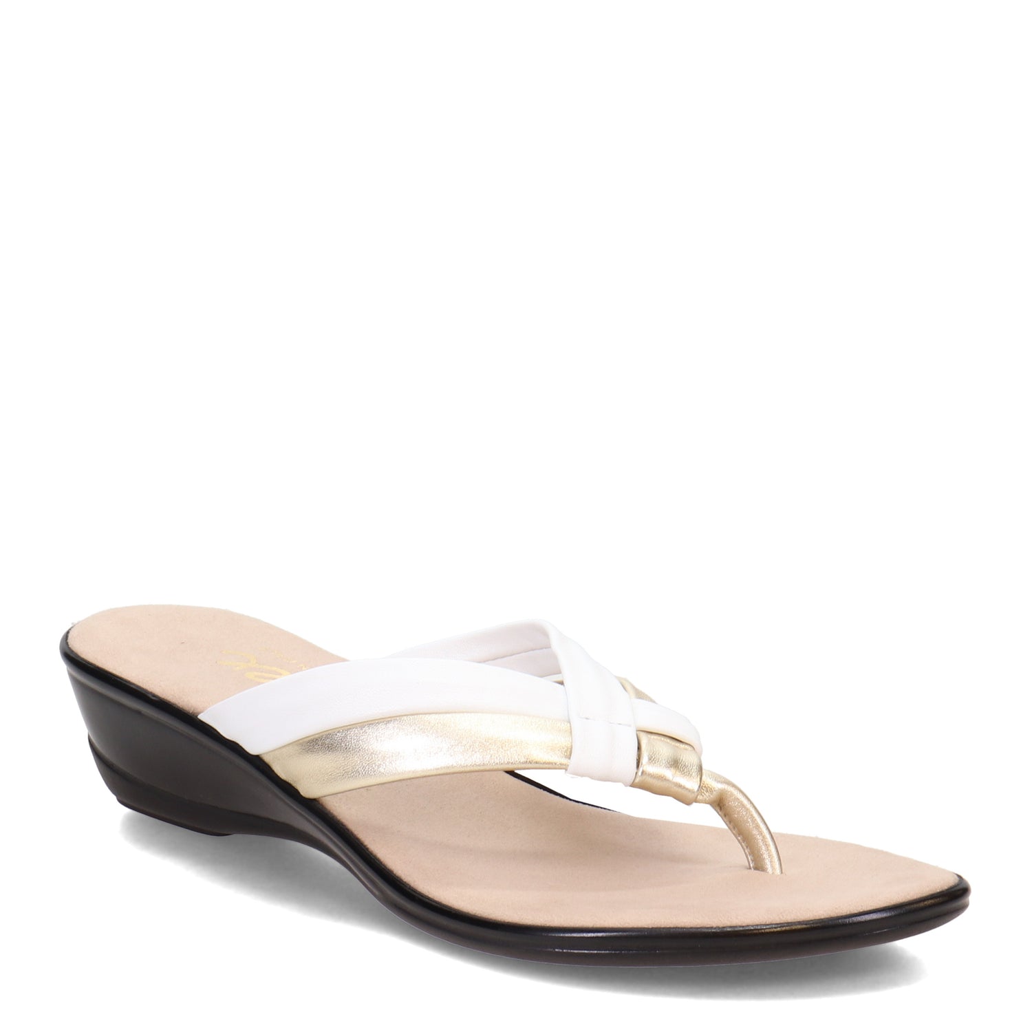 Peltz Shoes  Women's Onex Melba Sandal WHITE MELBA-WHITE