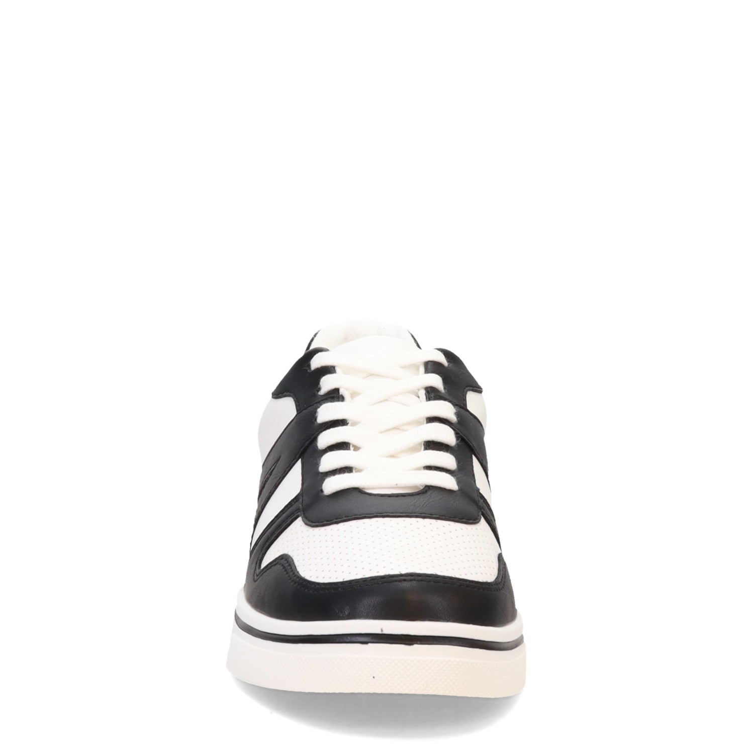 Peltz Shoes  Women's MIA Alta-B Sneaker White/Black MH1190B-WHITE