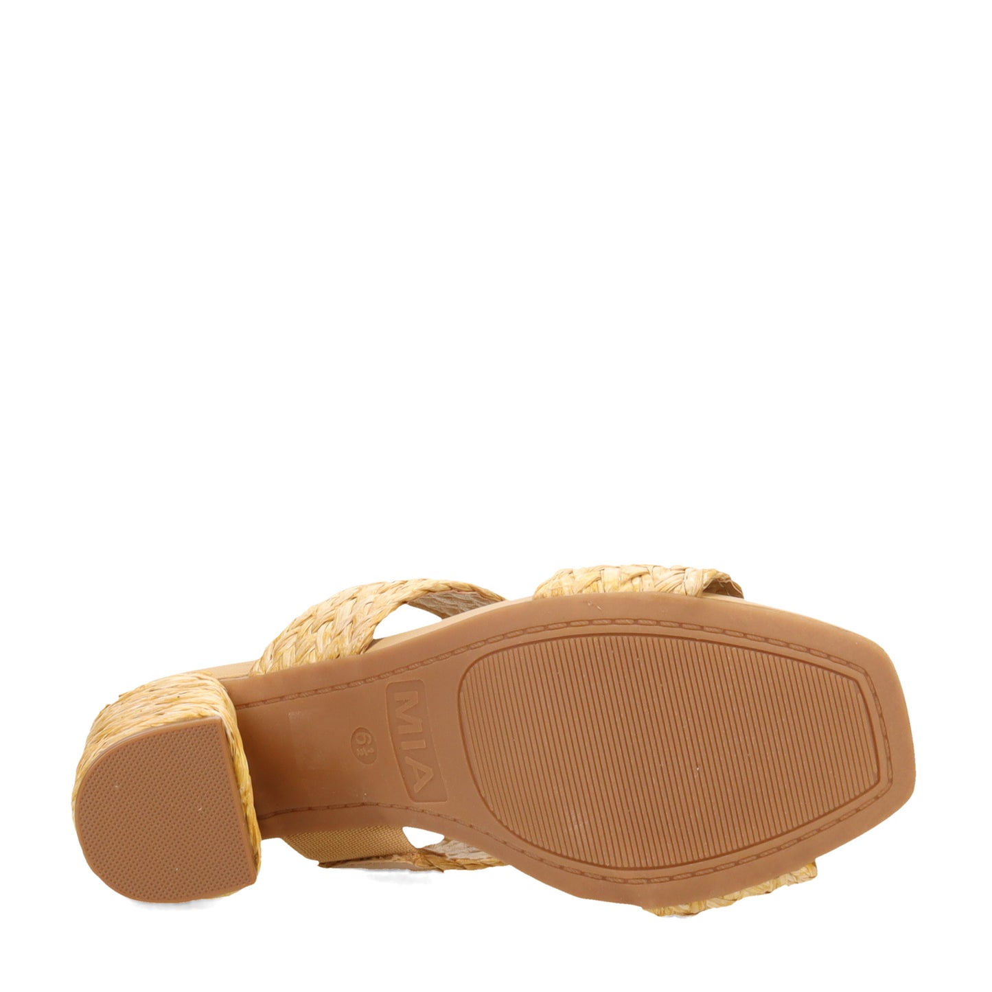 Peltz Shoes  Women's MIA Felicity Sandal Natural MH1665-NATURAL