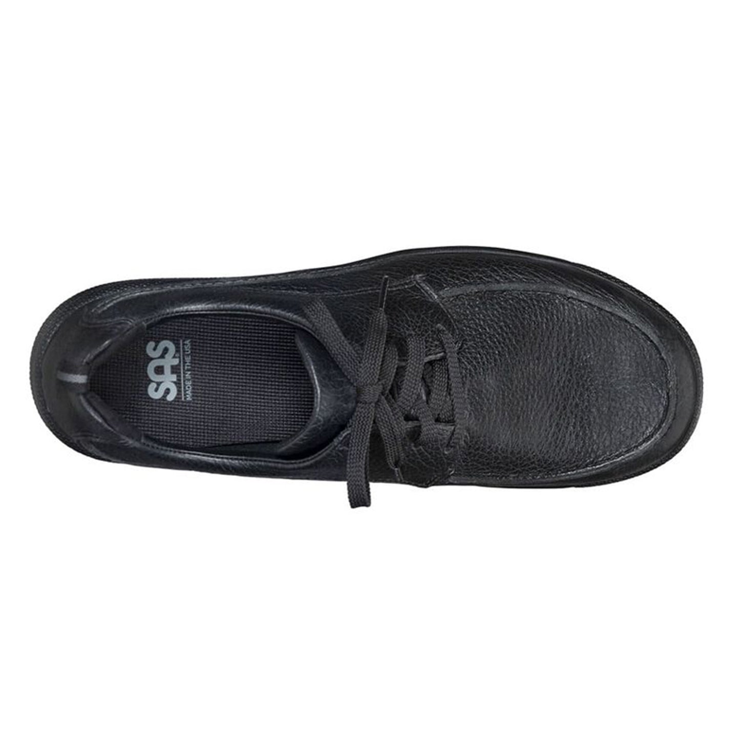 Peltz Shoes  Men's SAS Move On Lace-Up BLACK MOVE ON BLACK