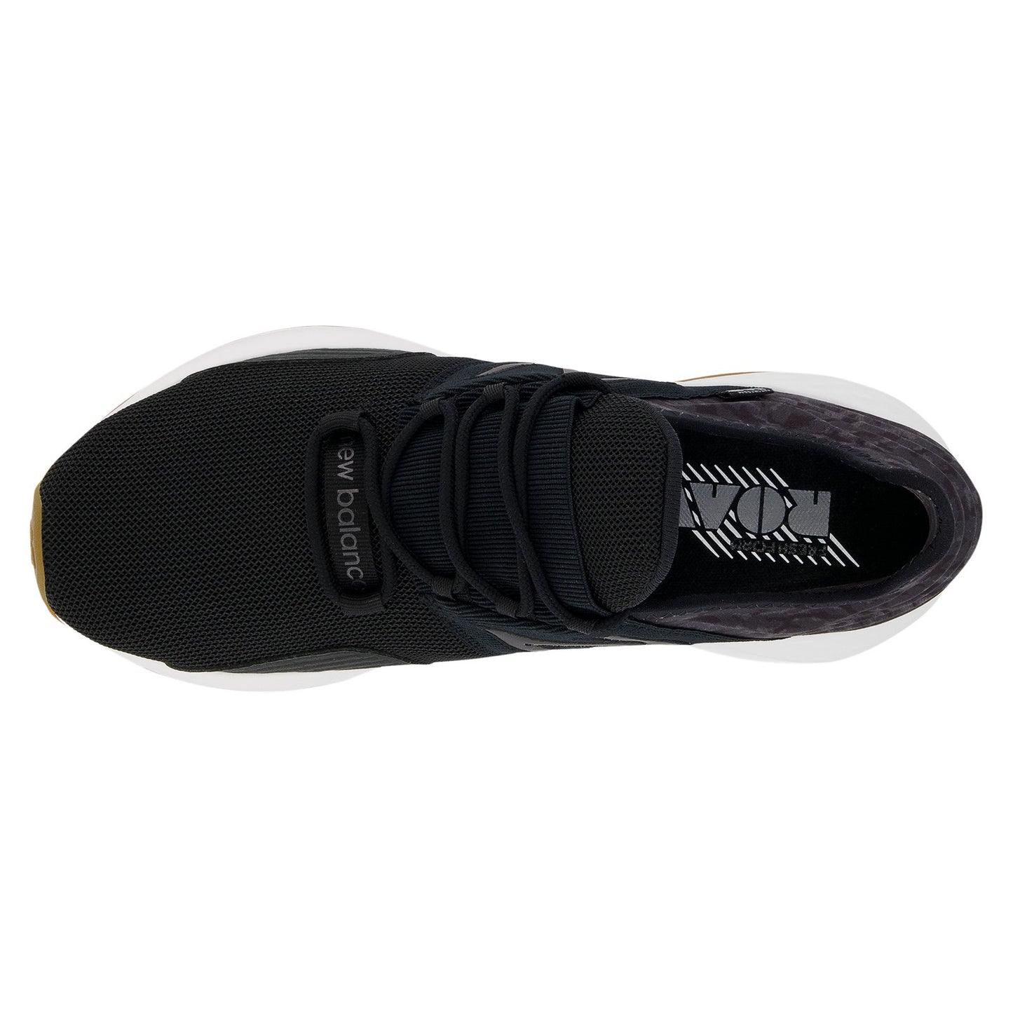 Peltz Shoes  Men's New Balance Fresh Foam Roav v1 Running Shoe BLACK GREY MROAVPB1