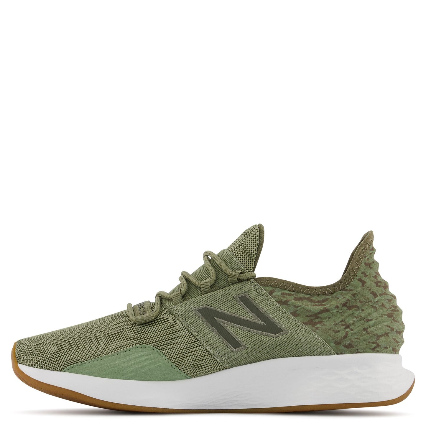 Peltz Shoes  Men's New Balance Fresh Foam Roav v1 Running Shoe OLIVE MROAVPO1