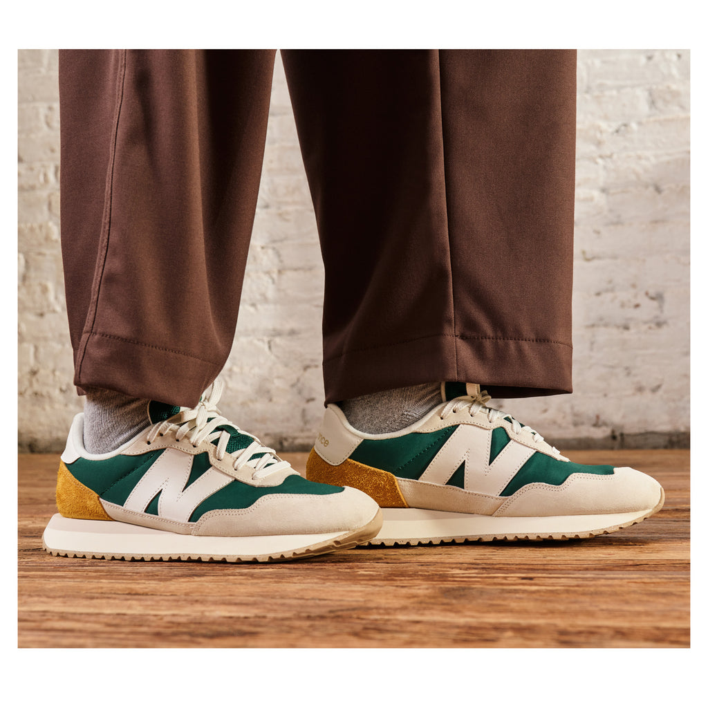 Men's New Balance 237 Sneaker Grey Light Green MS237RTY