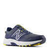 Peltz Shoes  Men's New Balance MT410V8 Trail Running Shoe NAVY/ARCTIC GREY/NB NAVY MT410NY8