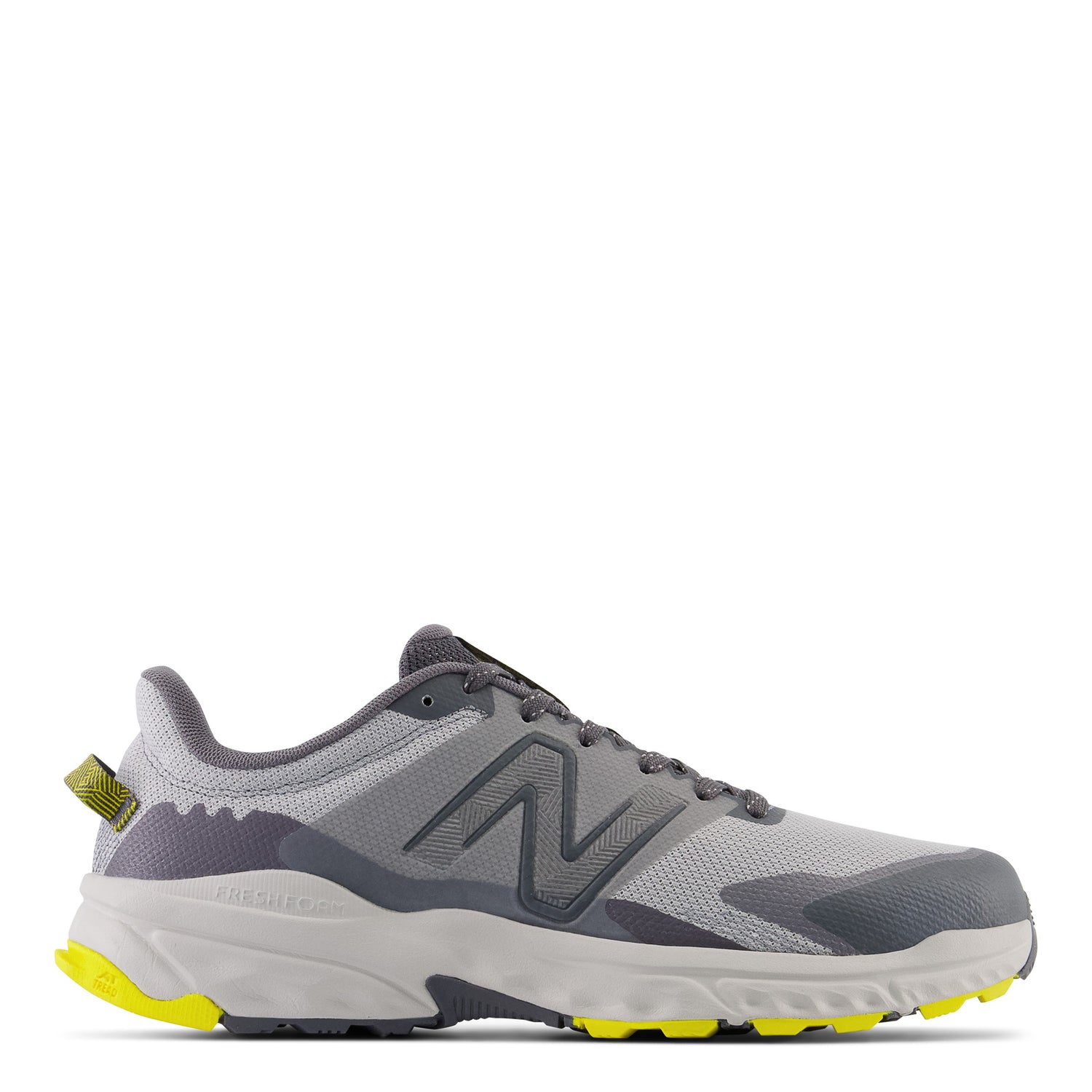 Peltz Shoes  Men's New Balance 510v6 Trail Running Shoe RAINCLOUD/MAGNET/TRUE YELLOW MT510LY6