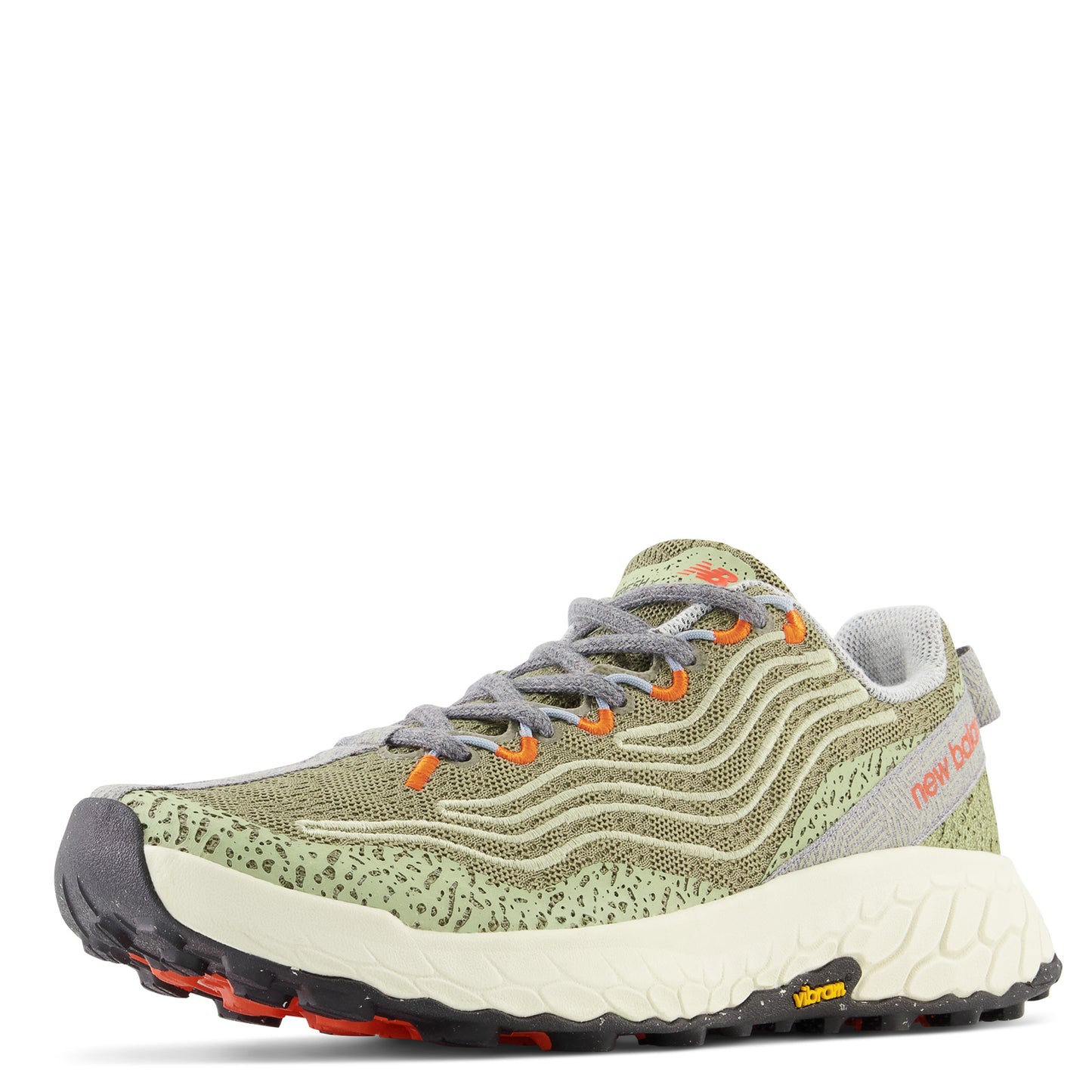 Peltz Shoes  Men's New Balance Fresh Foam X Hierro v7 Trail Running Shoe GREEN MTHIER7U