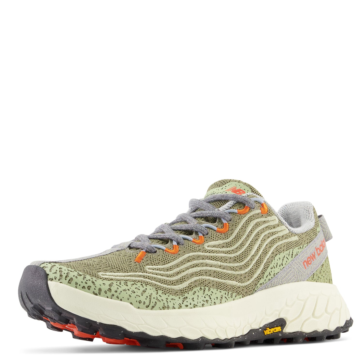Peltz Shoes  Men's New Balance Fresh Foam X Hierro v7 Trail Running Shoe GREEN MTHIER7U