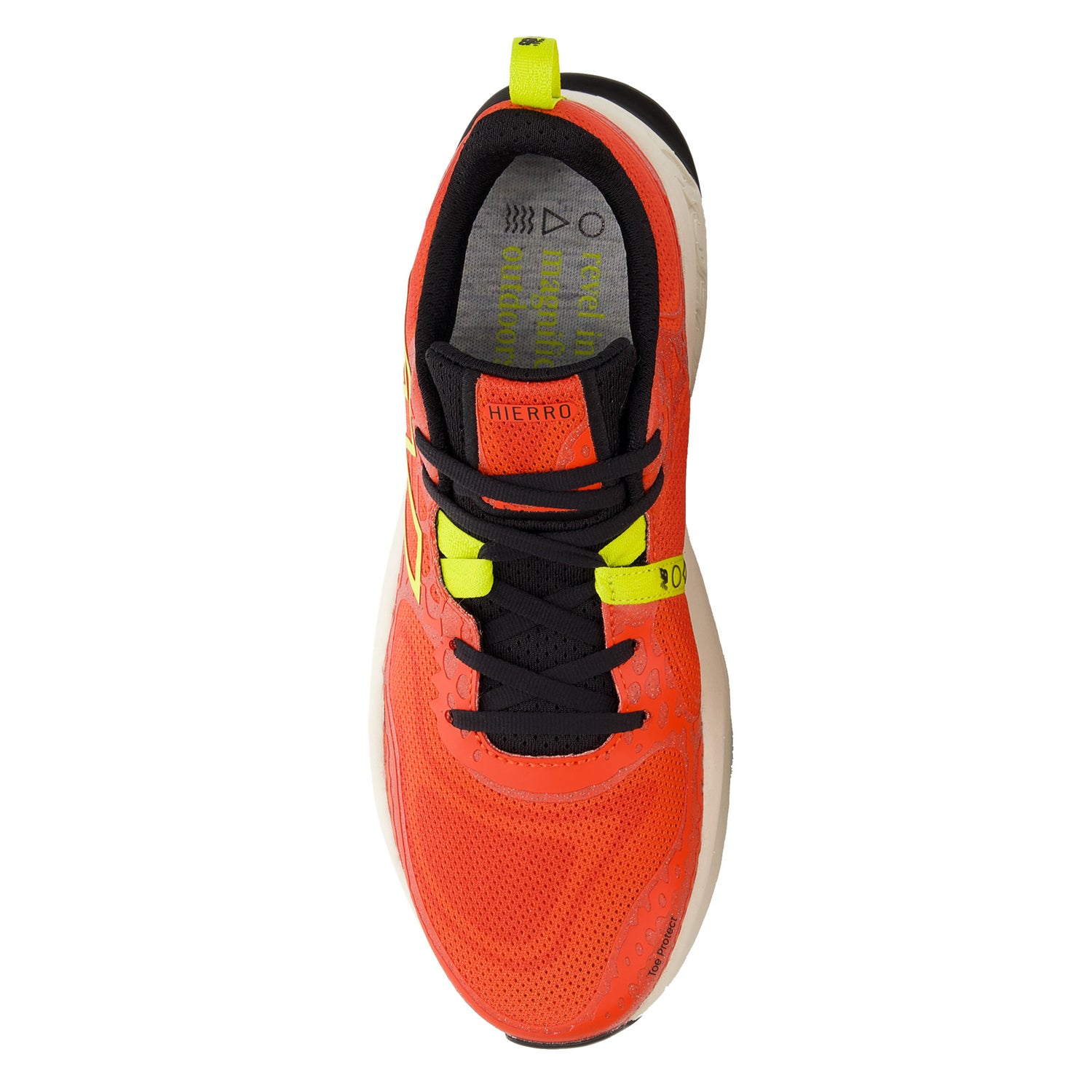 Peltz Shoes  Men's New Balance Fresh Foam X Hierro v8 Trail Running Shoe NEO FLAME/TEA TREE/ANGORA MTHIERR8