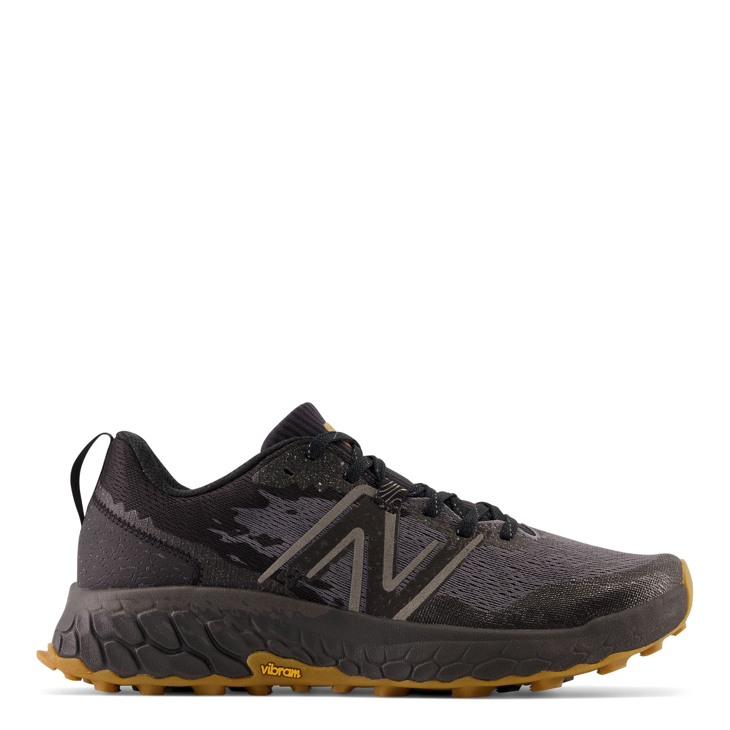 Peltz Shoes  Men's New Balance Fresh Foam X Hierro v7 Trail Running Shoe BLACK MTHIERZ7