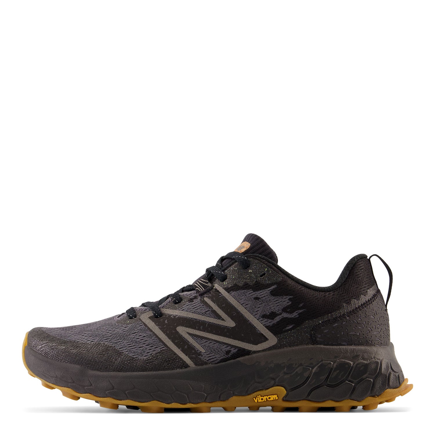 Peltz Shoes  Men's New Balance Fresh Foam X Hierro v7 Trail Running Shoe BLACK MTHIERZ7
