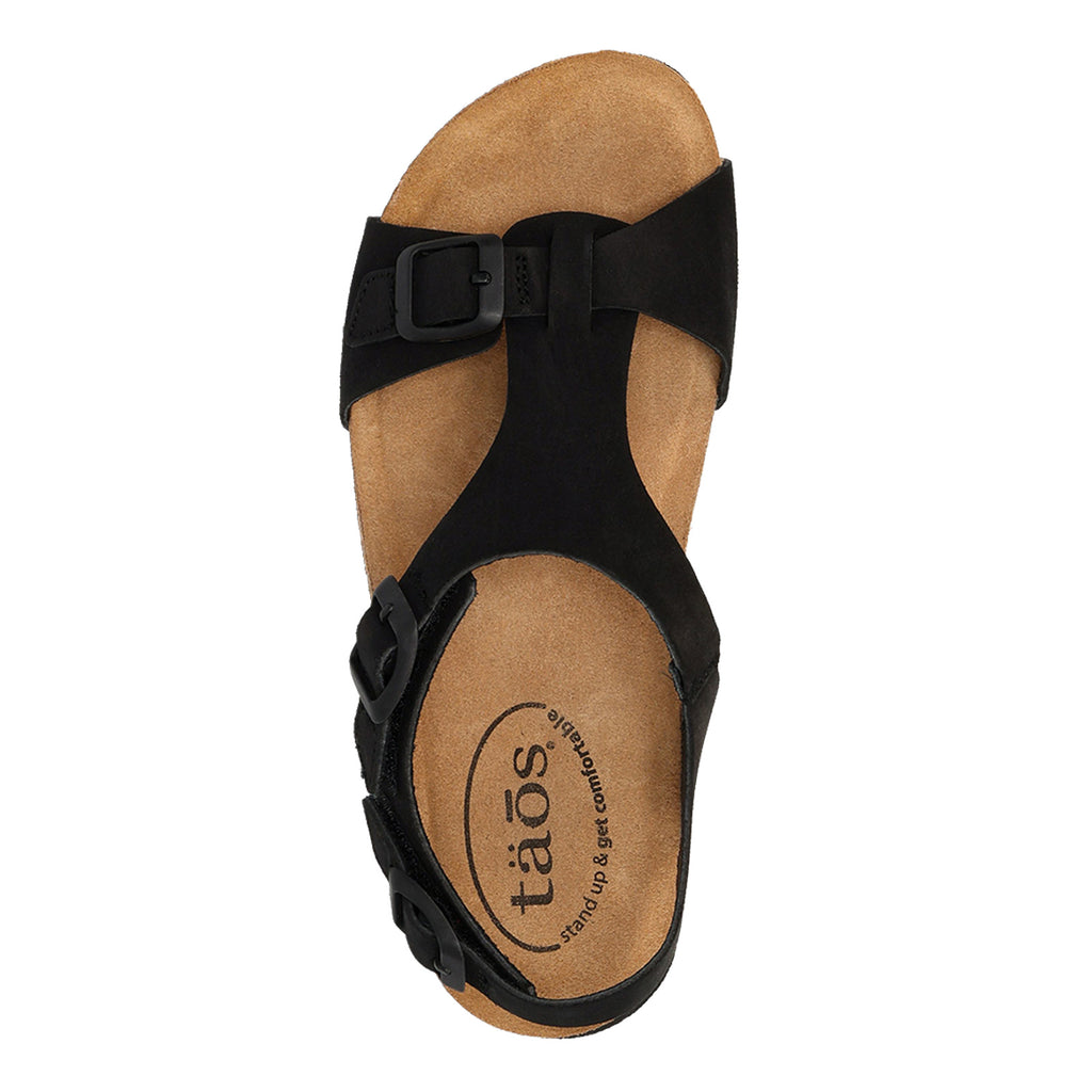 Women's Taos MVP Sandal BLACK SUEDE MVP-5524-BLKS