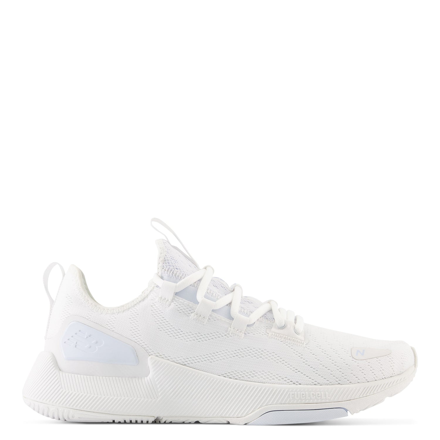 Peltz Shoes  Men's New Balance FuelCell Trainer v2 Sneaker WHITE/ICE MXM100W2