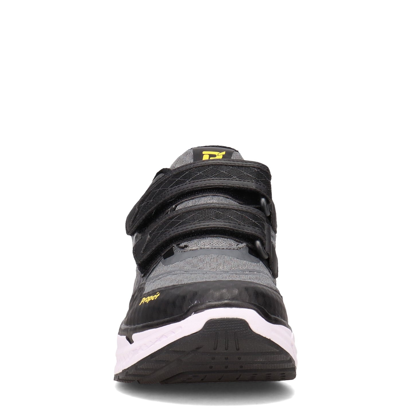 Peltz Shoes  Men's Propet Ultra Strap Walking Shoe GREY BLACK MAA203M-GYB