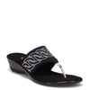Peltz Shoes  Women's Onex Marj Sandal BLACK MARJ-BLACK