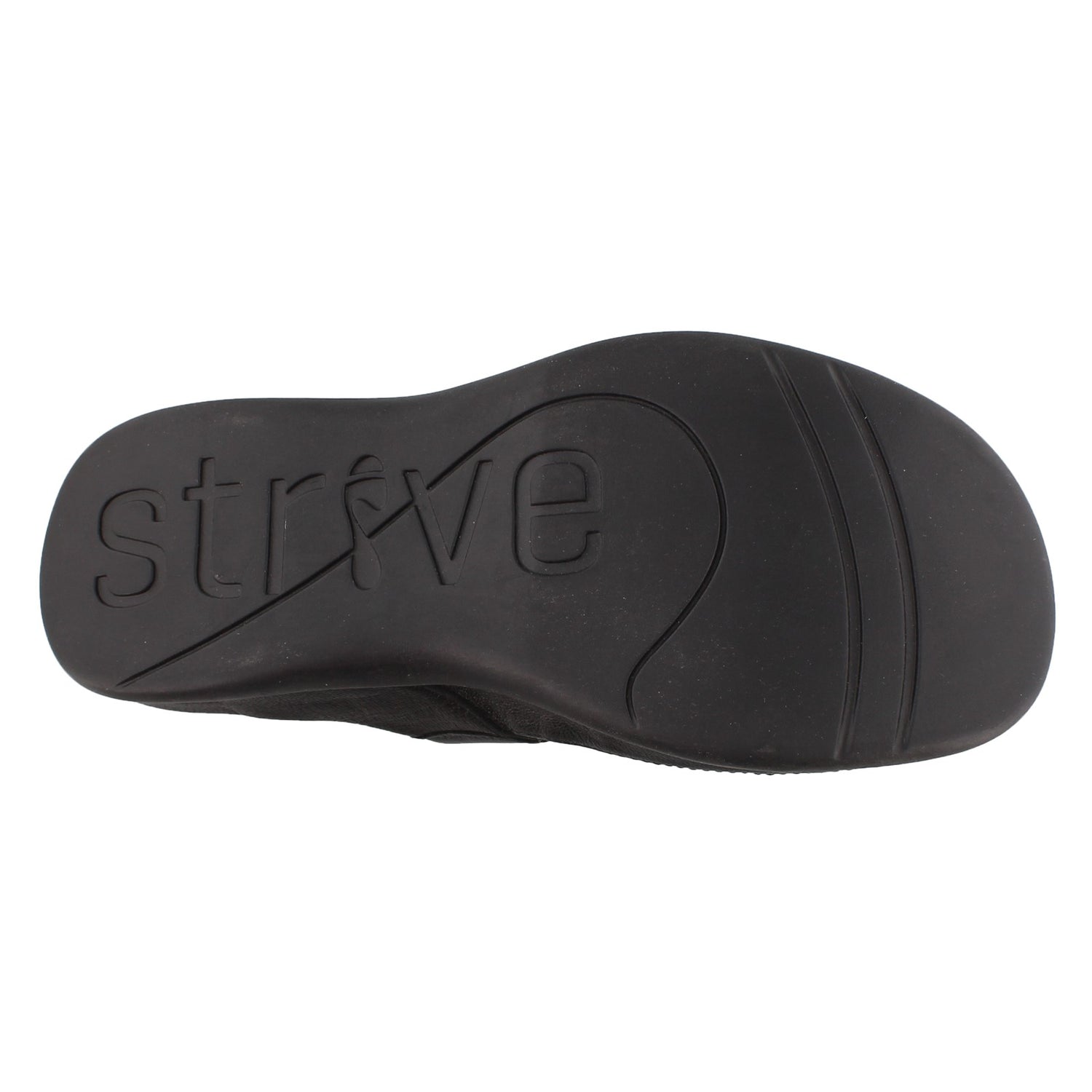 Peltz Shoes  Women's Strive Maui Thong Sandal BLACK MAUI-BLACK