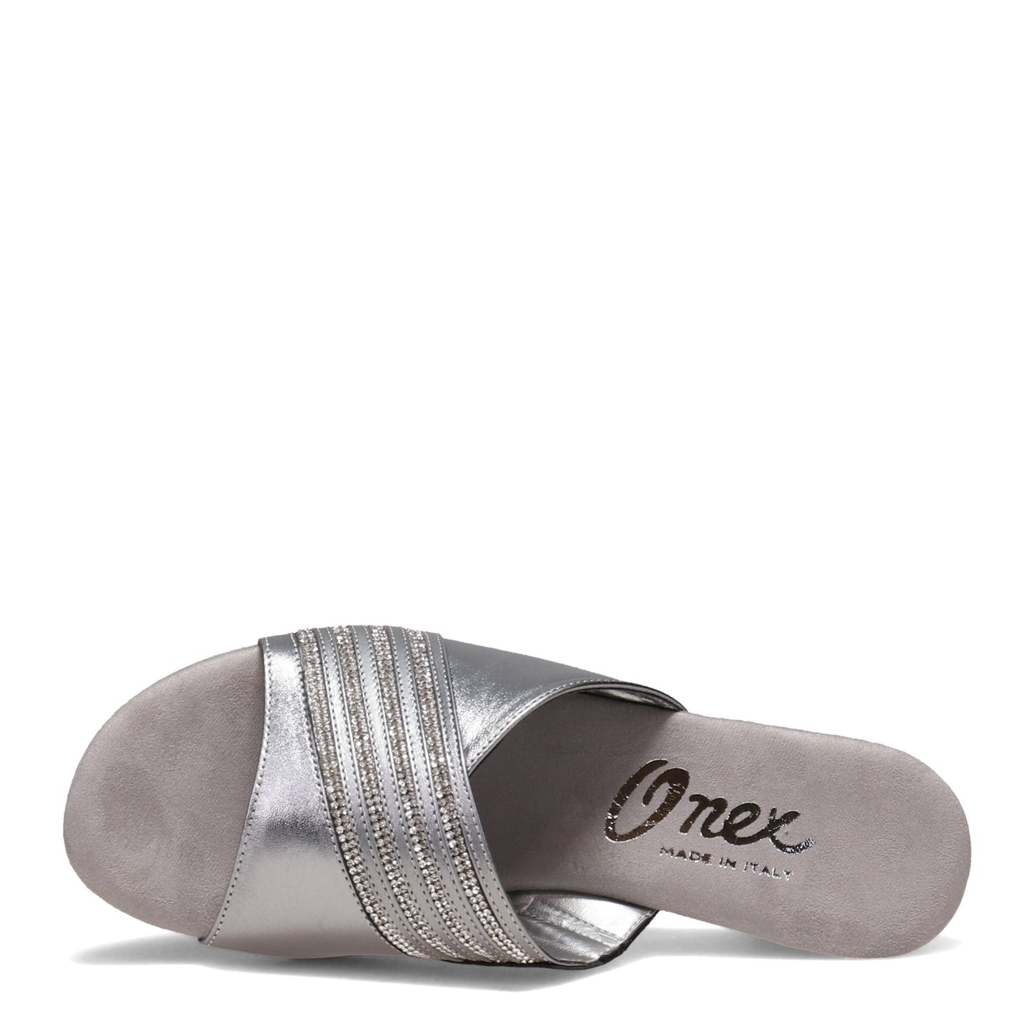 Peltz Shoes  Women's Onex Maxine-L Sandal PEWTER MAXINEL-PEWTER