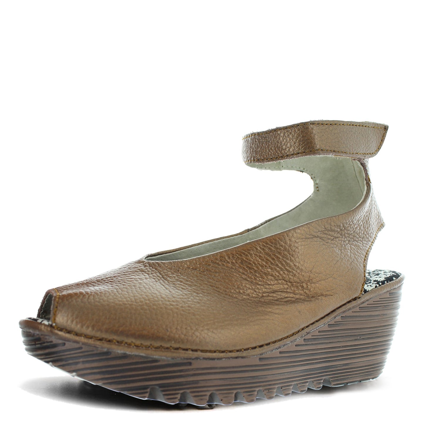 Peltz Shoes  Women's Bernie Mev Mely Sandal BRONZE MELY BRONZE