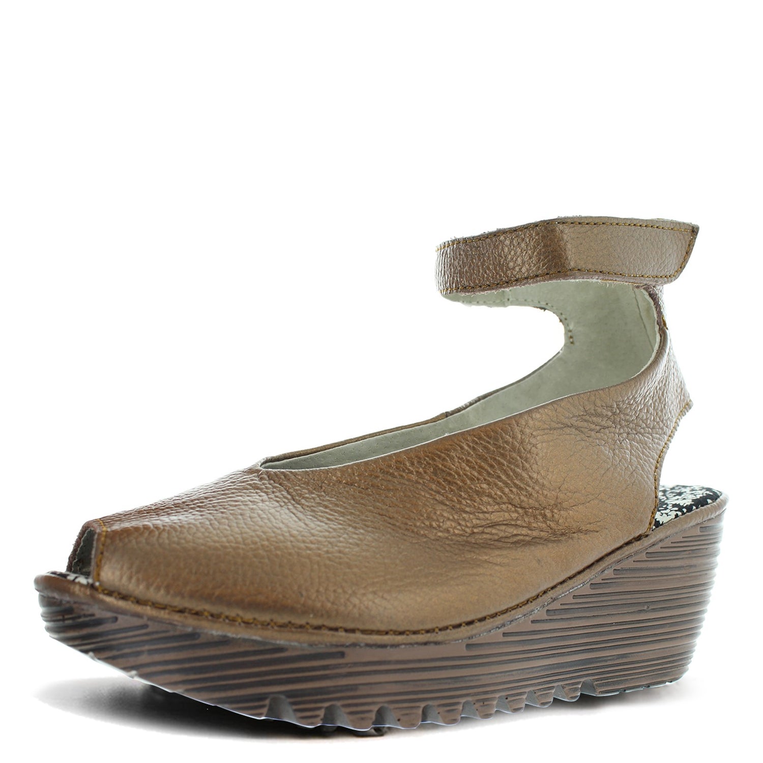 Peltz Shoes  Women's Bernie Mev Mely Sandal BRONZE MELY BRONZE
