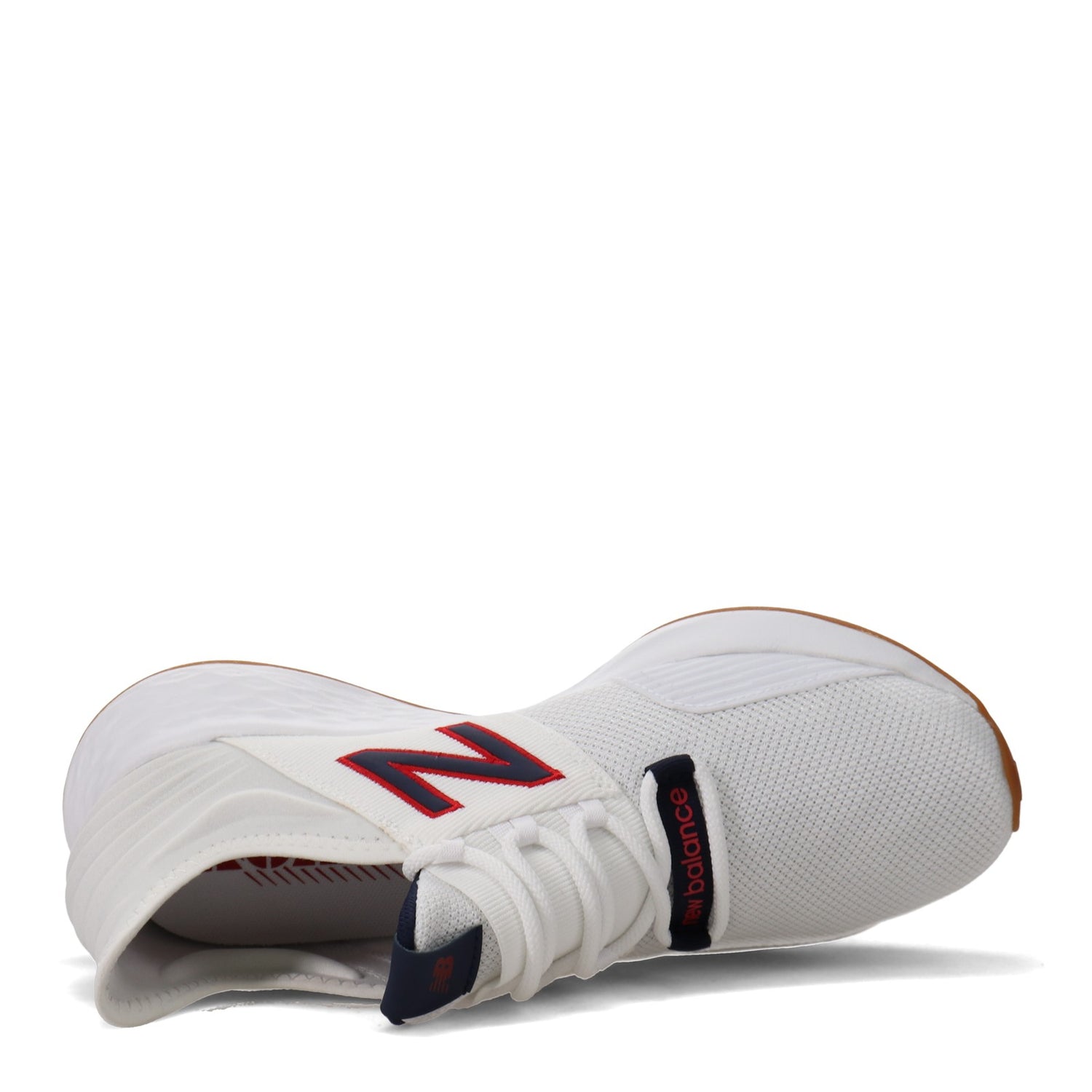 Peltz Shoes  Men's New Balance Fresh Foam Roav Running Shoe WHITE RED MROAVSAM