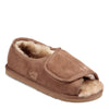 Peltz Shoes  Men's Lamo Open Toe Wrap Slipper - Wide Width CHESTNUT MUM1018WBM-CNT