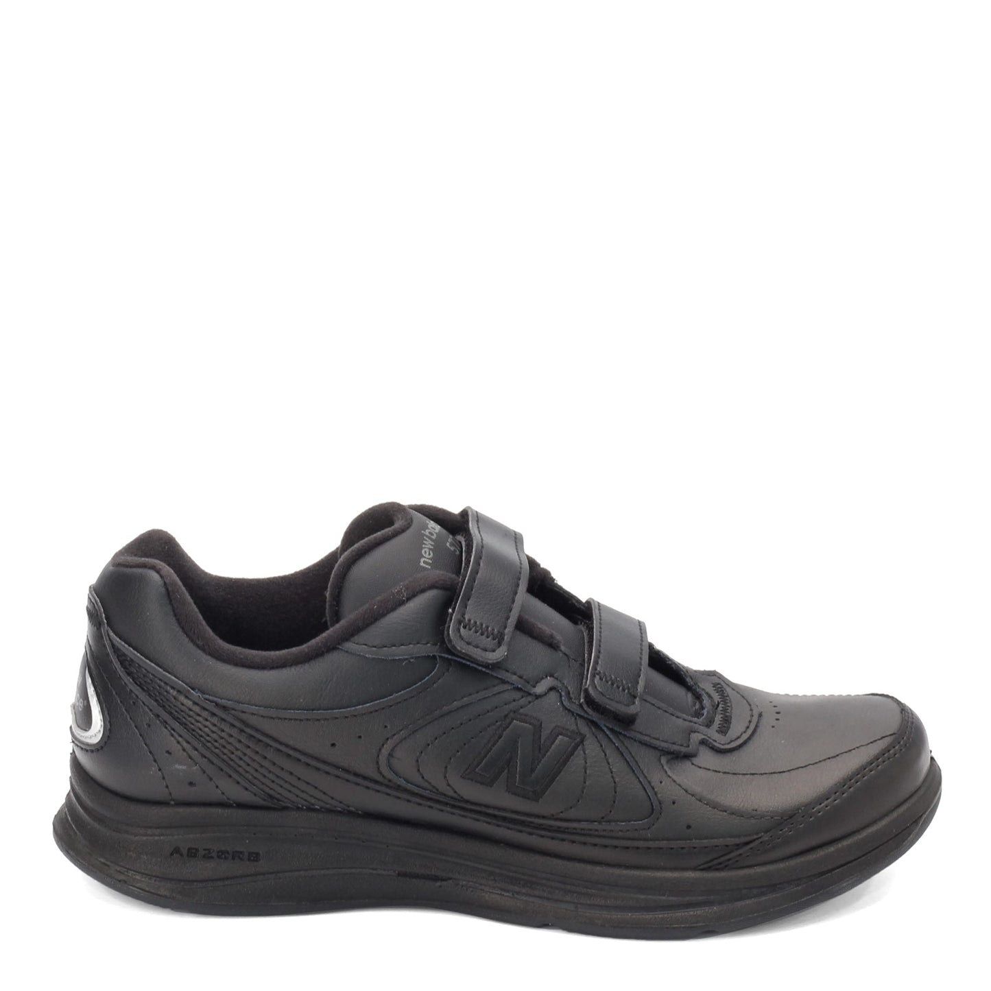 Peltz Shoes  Men's New Balance MW577 Strap Walking Shoe BLACK MW577VK