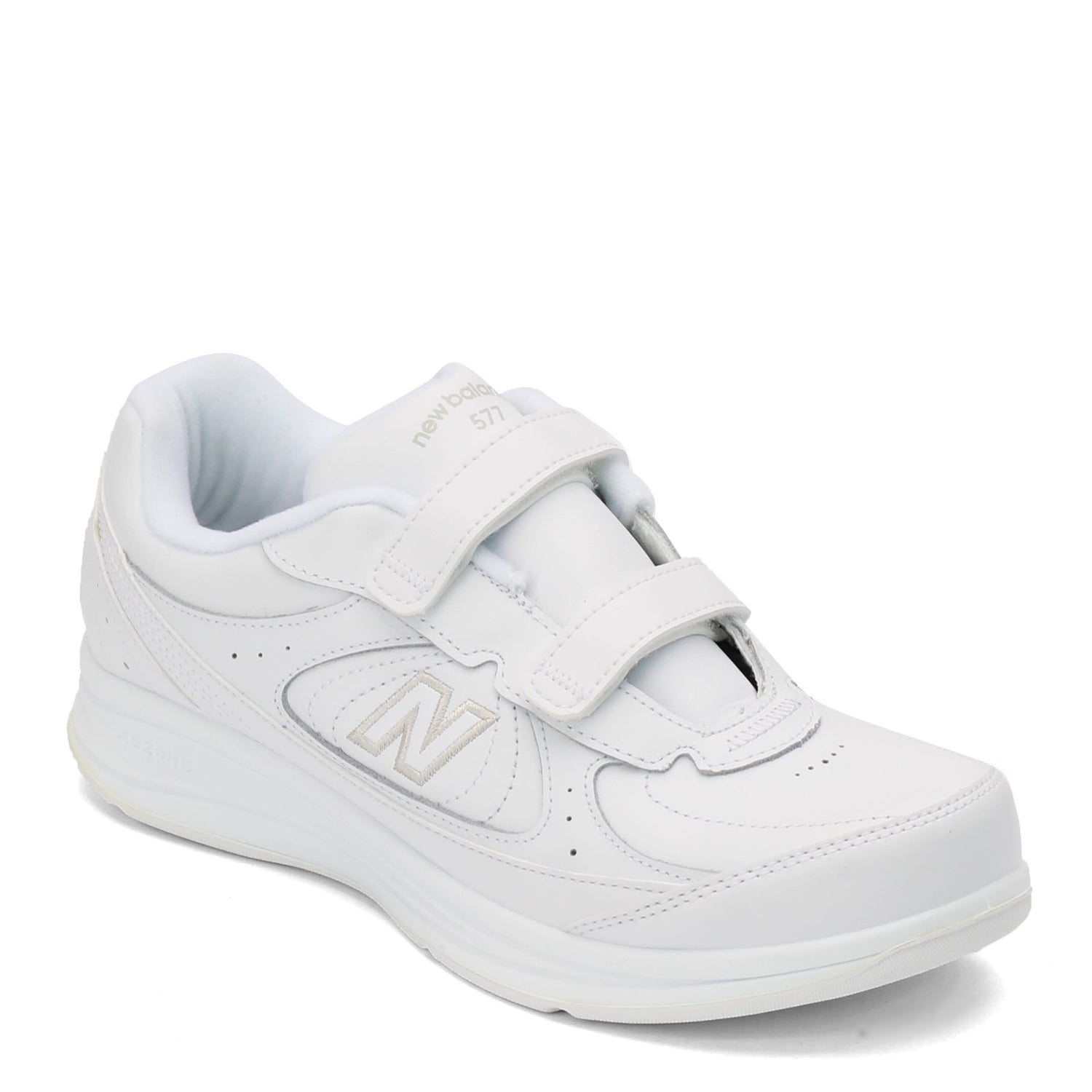 Peltz Shoes  Men's New Balance MW577 Strap Walking Shoe WHITE MW577VW