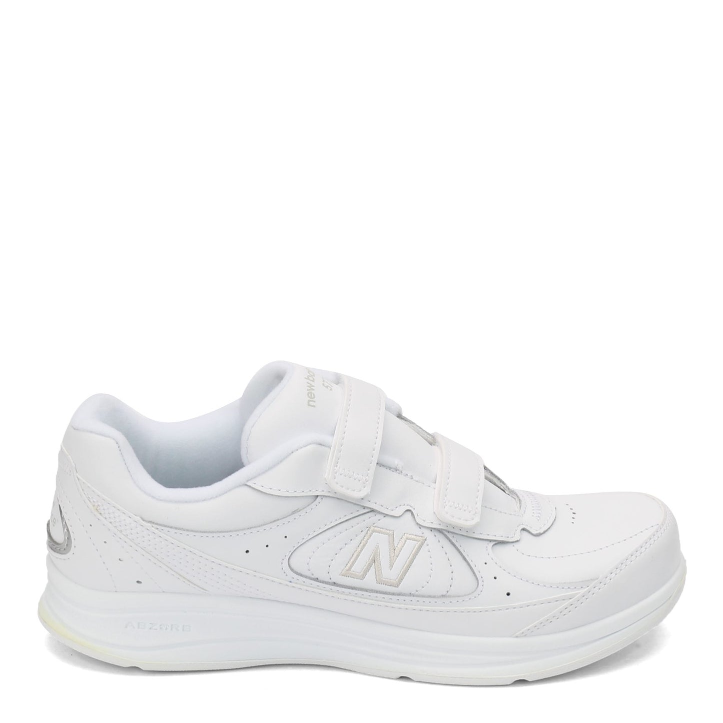 Peltz Shoes  Men's New Balance MW577 Strap Walking Shoe WHITE MW577VW