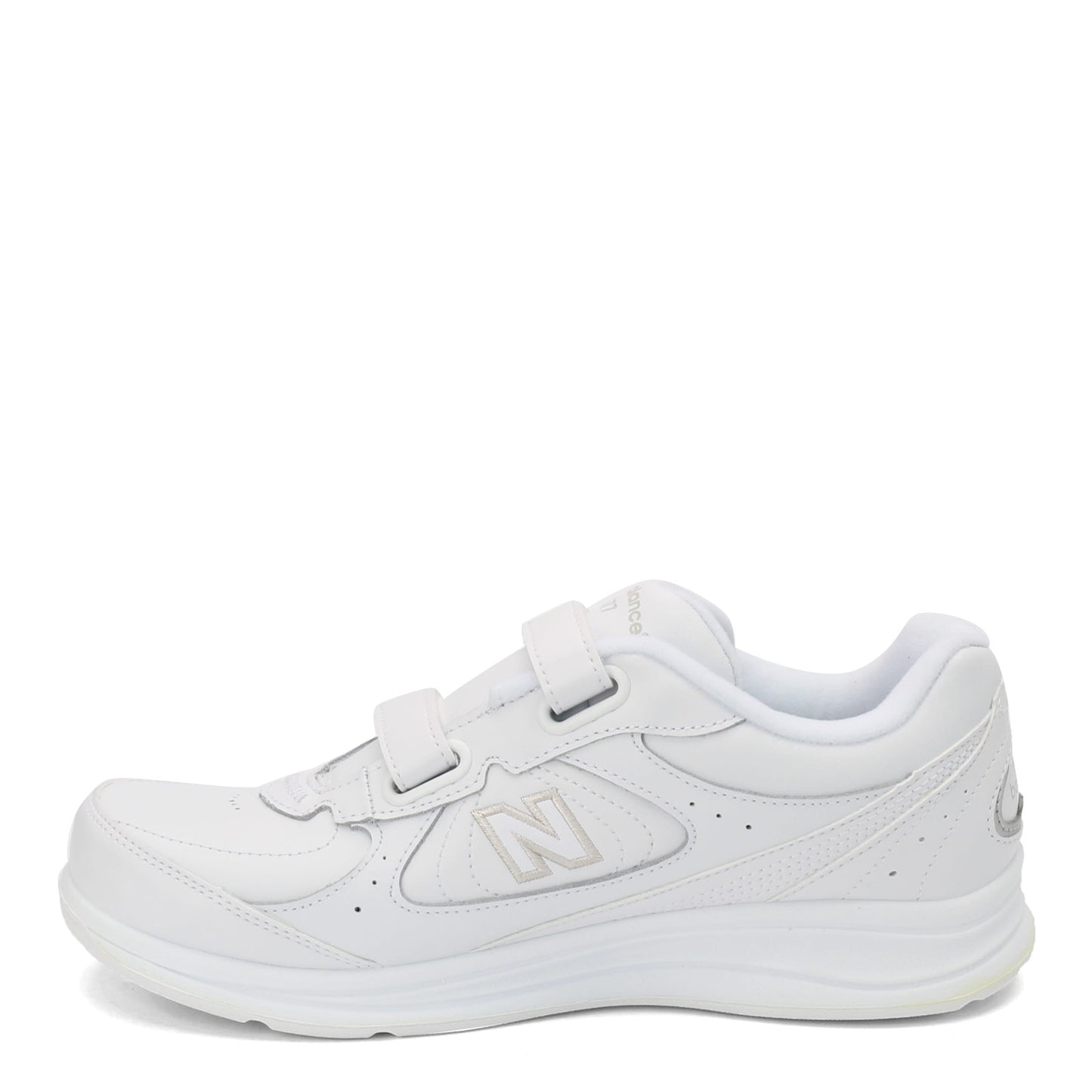 Peltz Shoes  Men's New Balance MW577 Strap Walking Shoe WHITE MW577VW