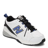 Peltz Shoes  Men's New Balance 608V5 Crosstraining Sneaker WHITE BLUE MX608WR5