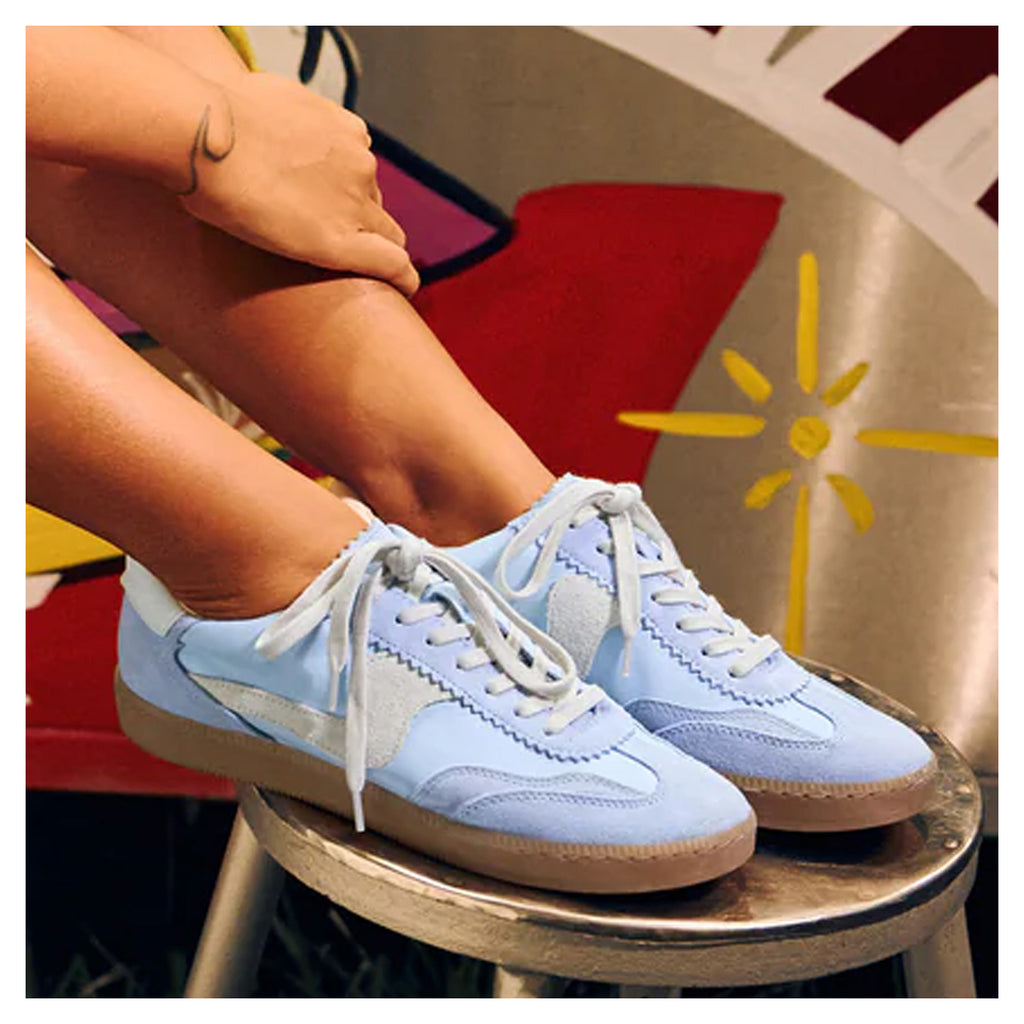 Women's Dolce Vita Notice Sneaker BLUE SUEDE NOTICE-BLUE