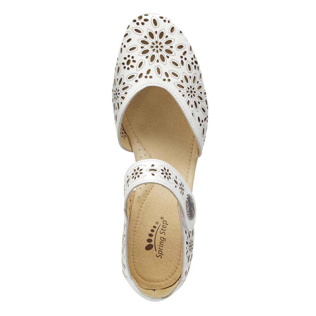 Women's Spring Step Nougat Slip-On WHITE NOUGAT WHITE