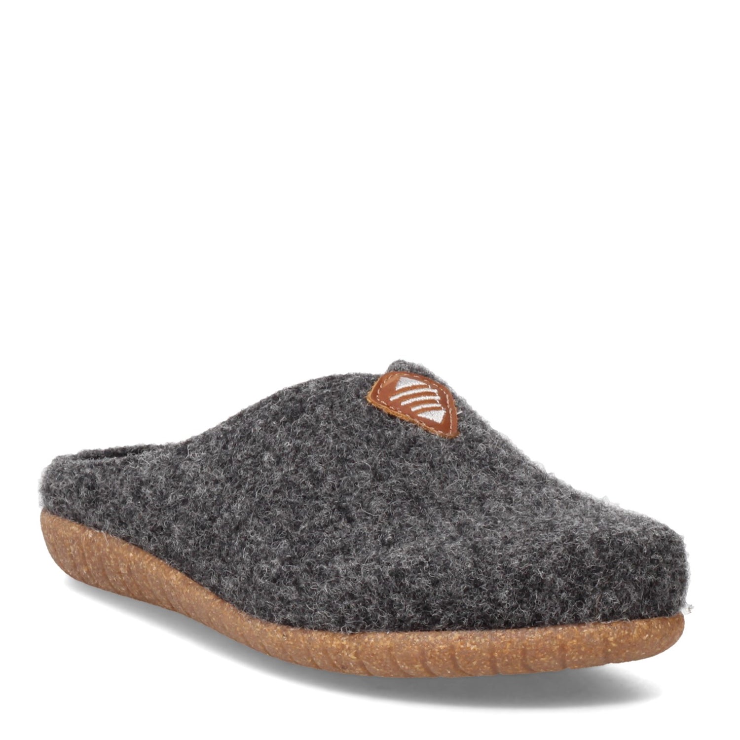 Peltz Shoes  Women's Taos My Sweet Wool Clog Charcoal NSW-3311BO-CHA