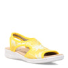 Peltz Shoes  Women's Flexus Nyaman Sandal Yellow NYAMAN-TROP-Y
