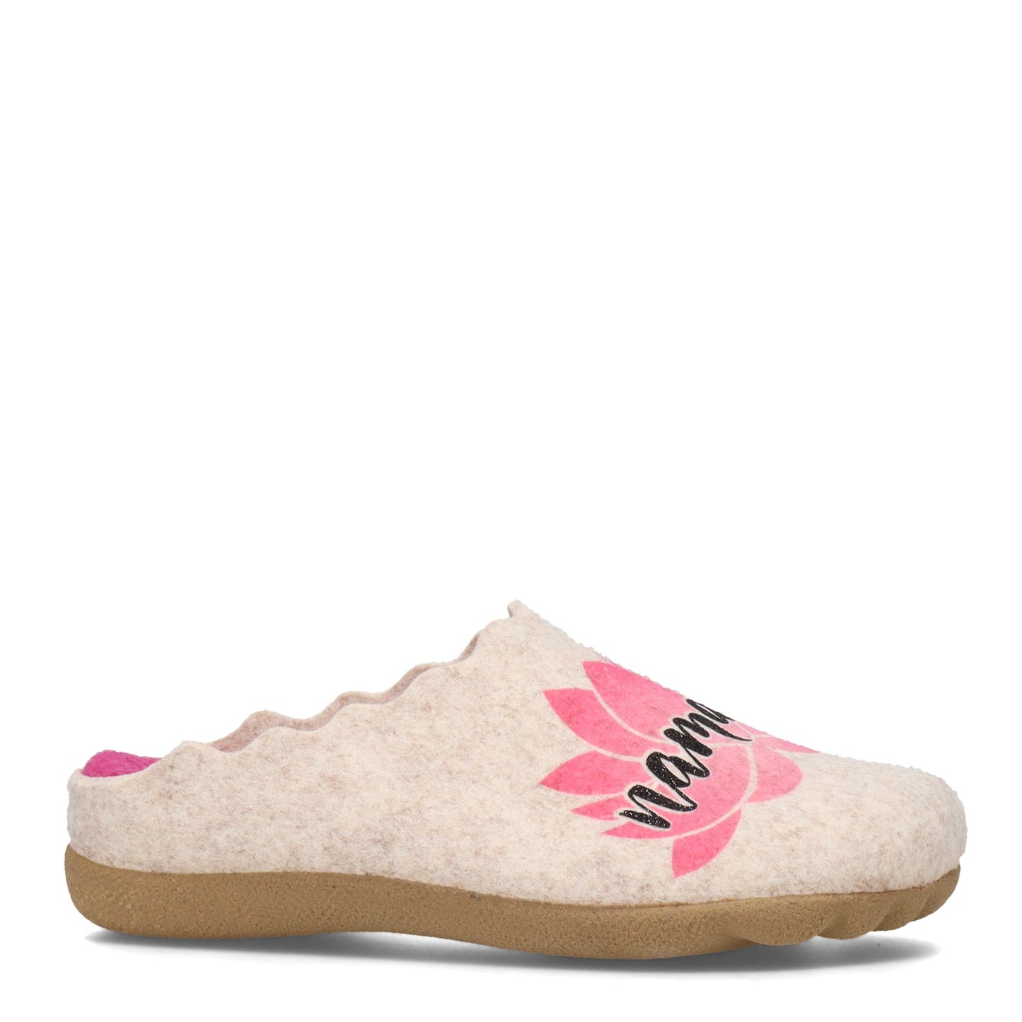 Peltz Shoes  Women's Flexus Namaste Slipper Sand NAMASTE-SND