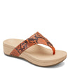 Peltz Shoes  Women's Vionic Naples Sandal ORANGE PYTHON NAPLES-CLMN
