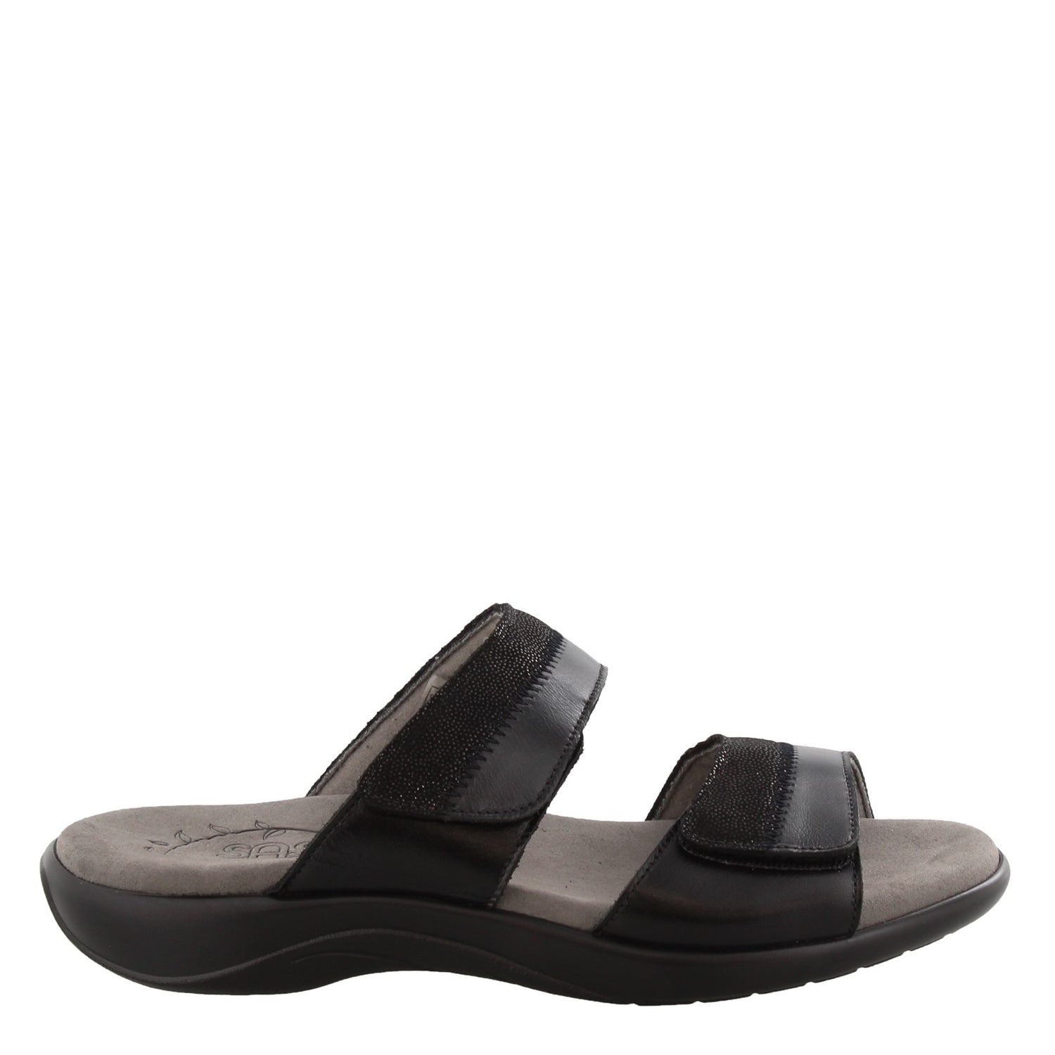 Peltz Shoes  Women's SAS Nudu Slide Sandal Midnight NUDUSLIDE MID