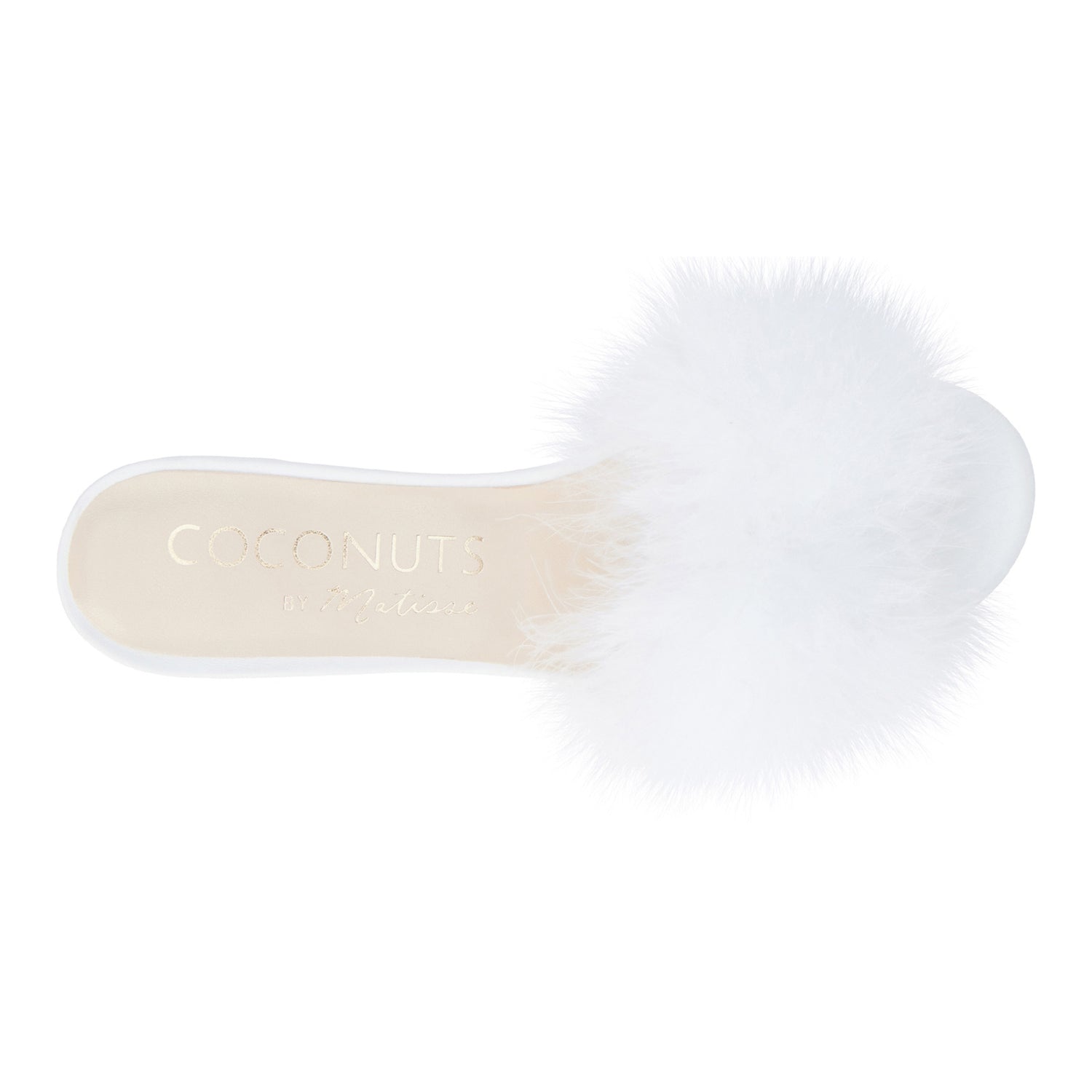 Peltz Shoes  Coconuts by Matisse Olivia Slide WHITE OLIVIA WHITE