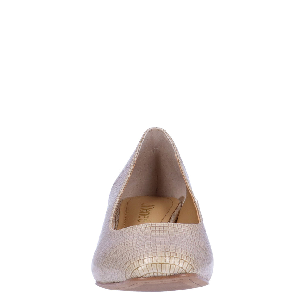 Women's J Renee Olivienne Pump PEARL BEIGE OLIVIE-RPPEB