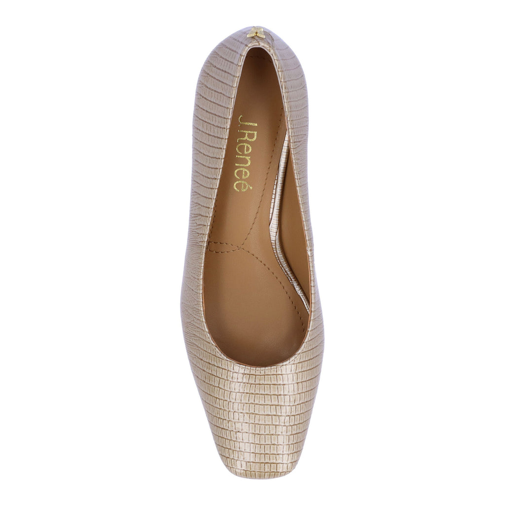 Women's J Renee Olivienne Pump PEARL BEIGE OLIVIE-RPPEB