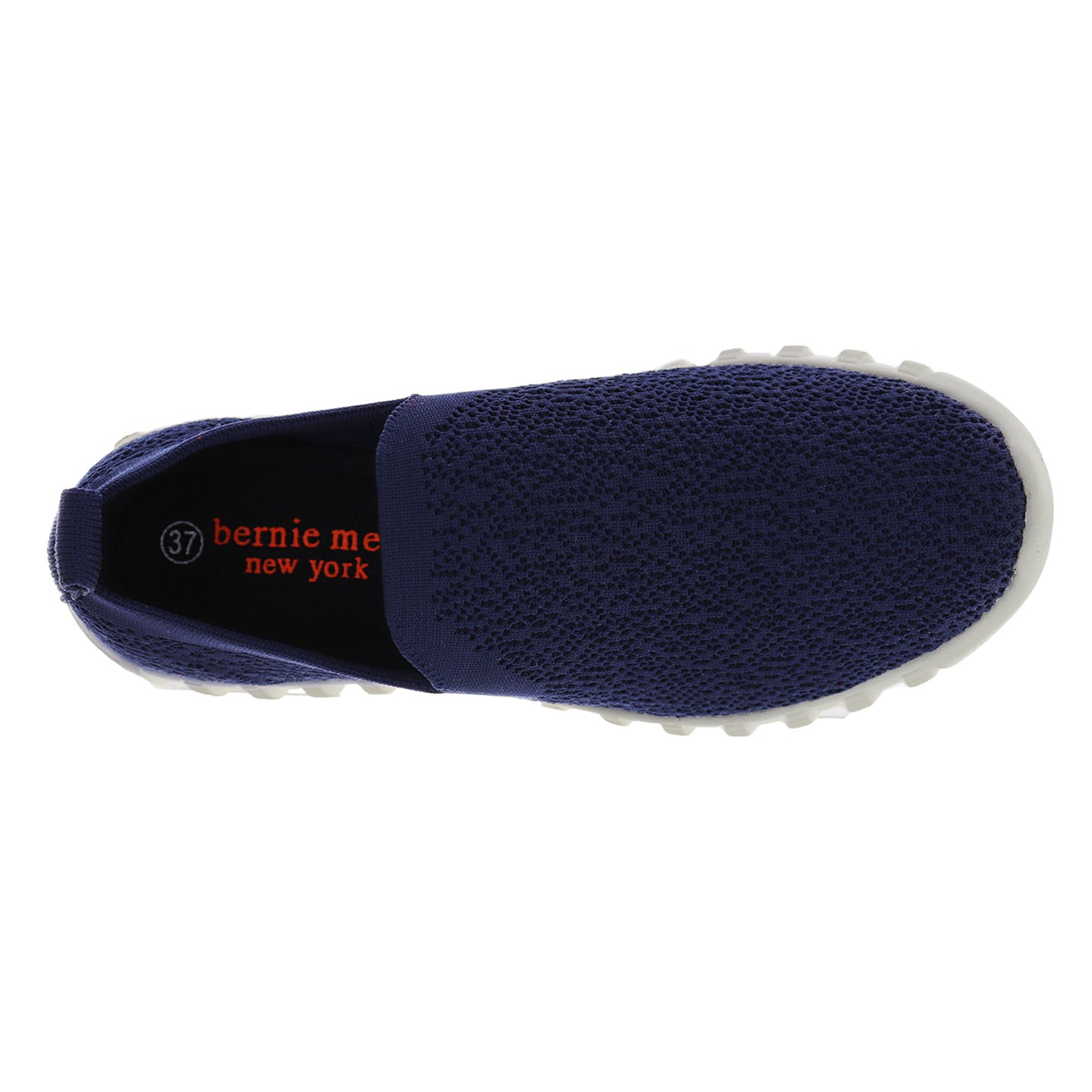 Peltz Shoes  Women's Bernie Mev Orly Slip-On NAVY ORLY NAV