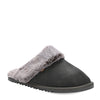 Peltz Shoes  Women's Lamo Ladies Scuff Slipper Waxed Charcoal P003W-WCHA