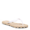 Peltz Shoes  Women's Asportuguesas Base Sandal NATURAL / WHITE P018109-000