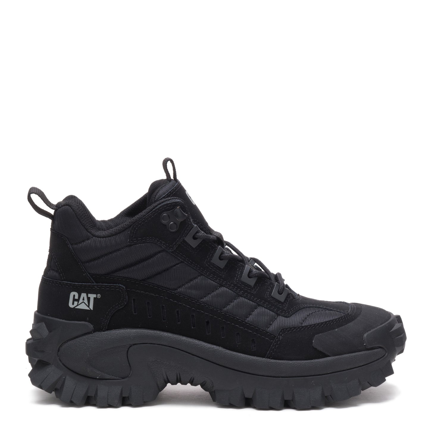Peltz Shoes  Unisex Caterpillar Intruder Mid Trainer Sneaker BLACK P110457