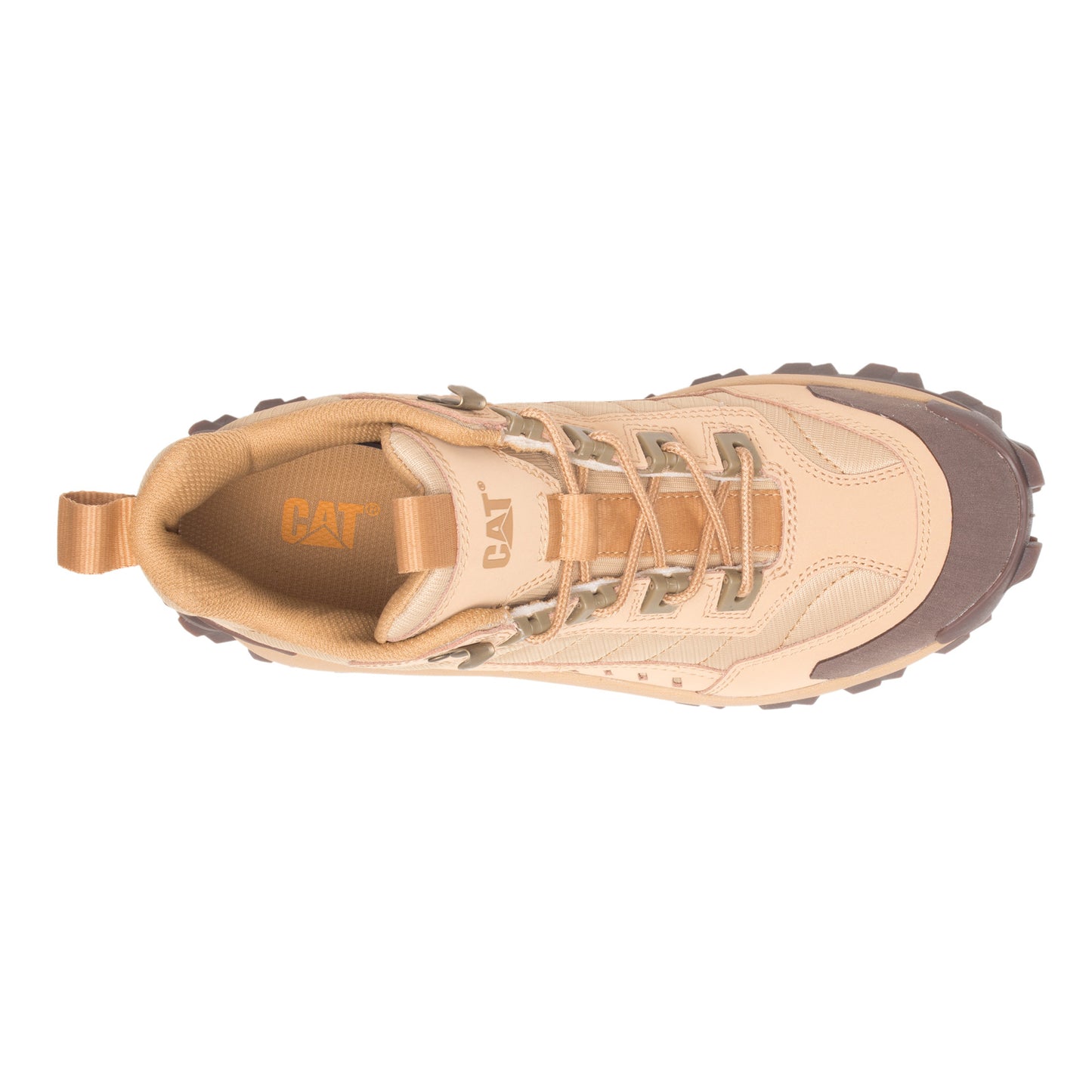 Peltz Shoes  Unisex Caterpillar Intruder Mid Trainer Sneaker TAFFY P110470